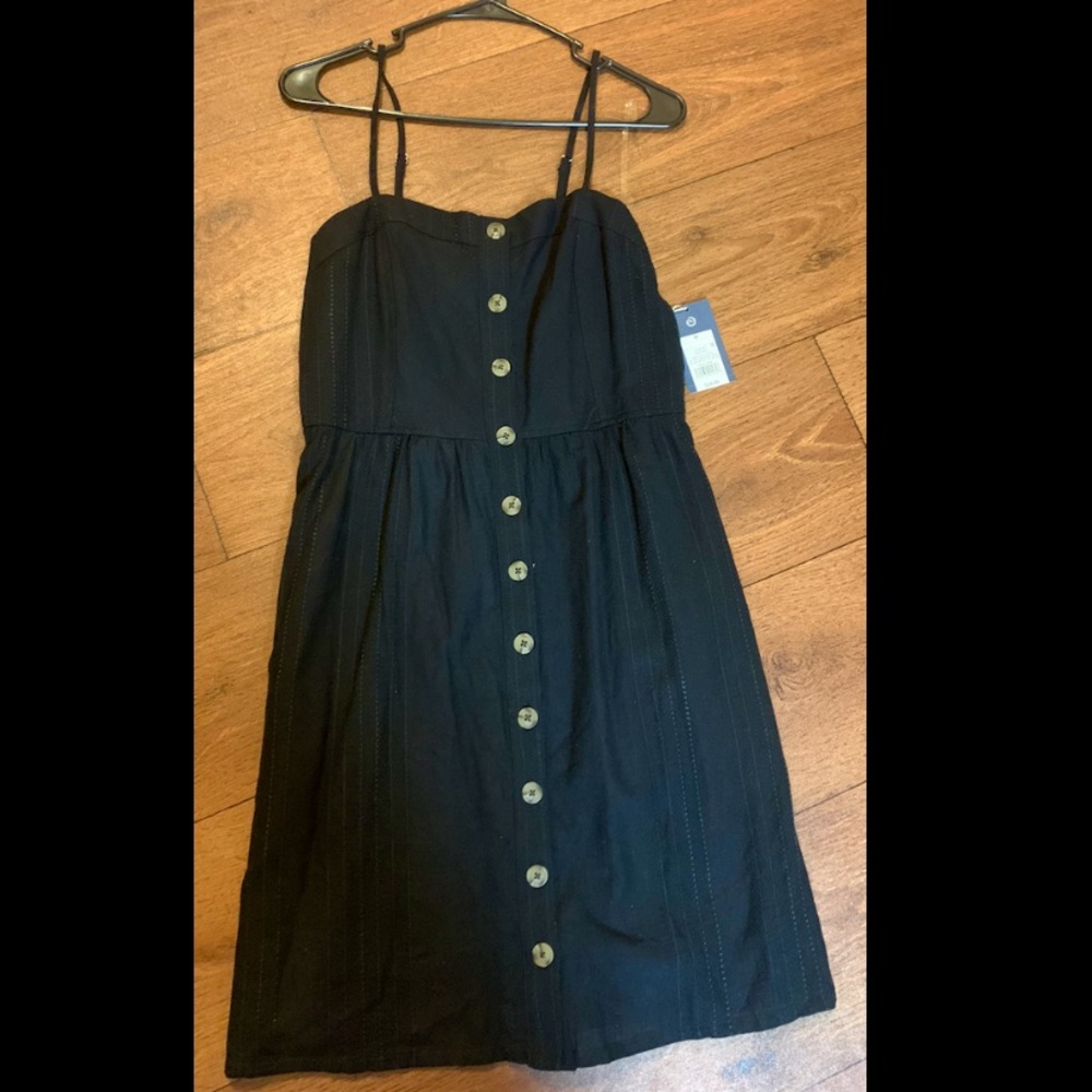 Black Button Up Dress Size Medium